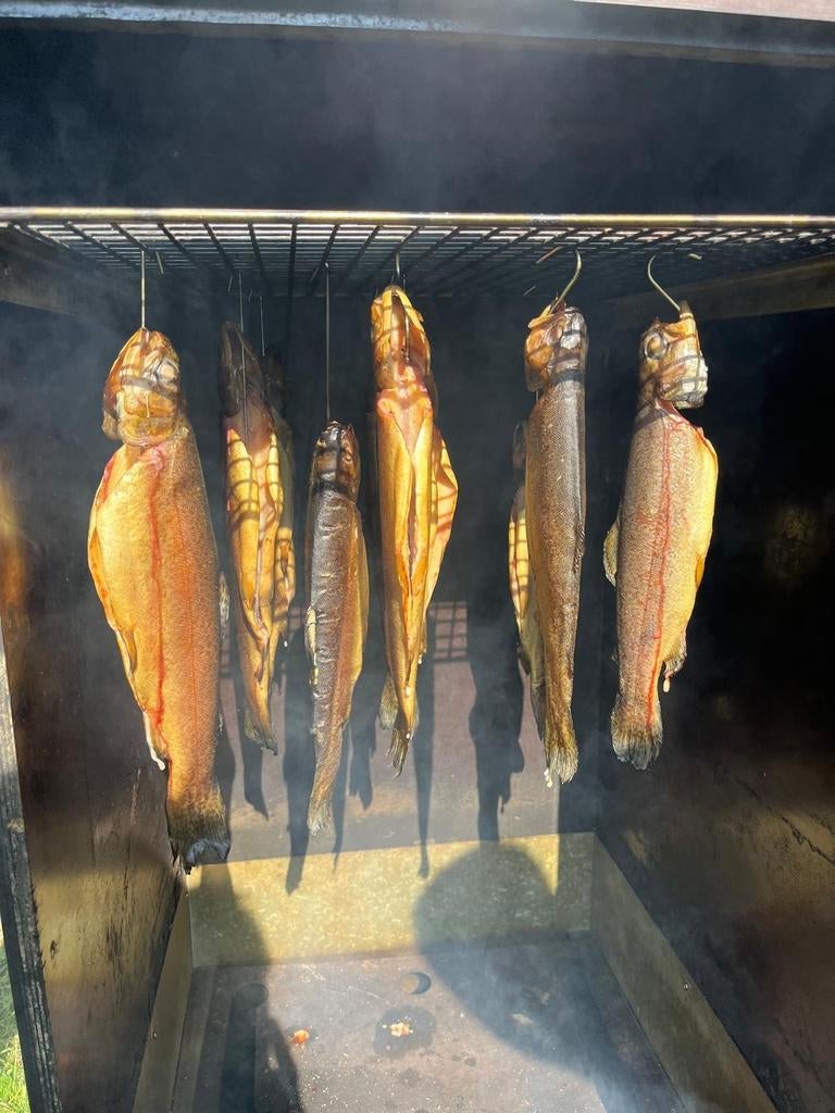 Gerookte forel, Ophalen