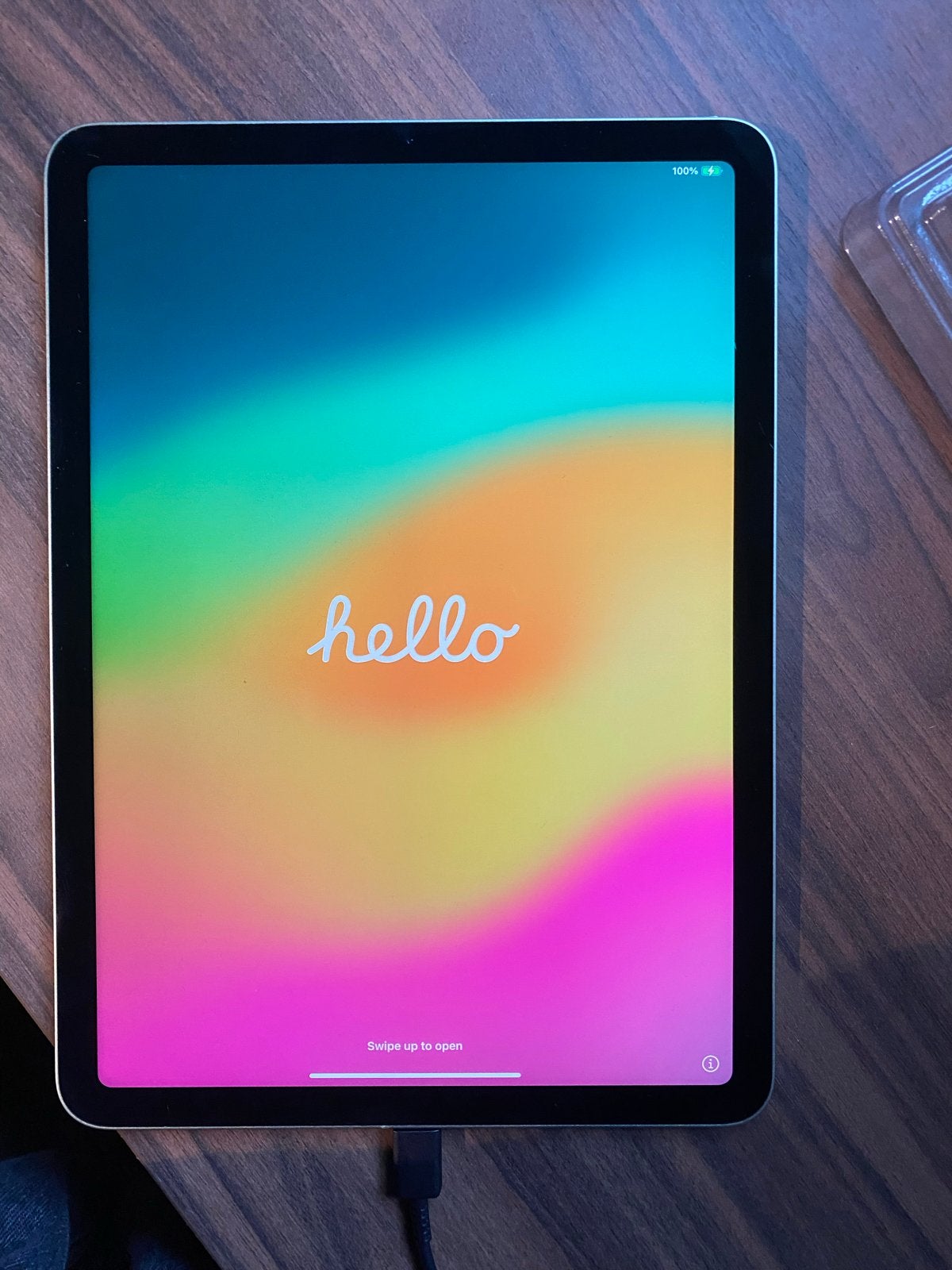 iPad Air 4 (2020) 256GB Sky Green - Lichte schermschade