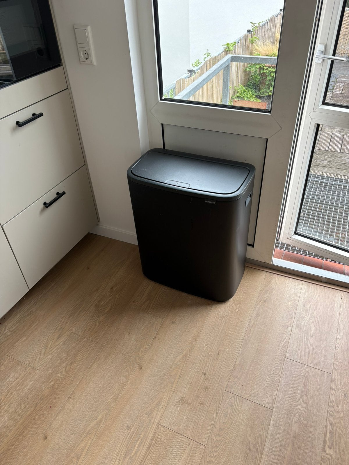 Brabantia luxe dubbele prullenbak, Ophalen of Verzenden, Zo goed als nieuw, Rond