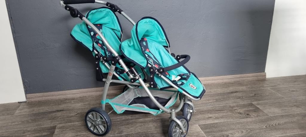 Leuke Duowagen voor Poppen 3 in 1, Gebruikt, Duowagen, Ophalen of Verzenden, Kinderwagen