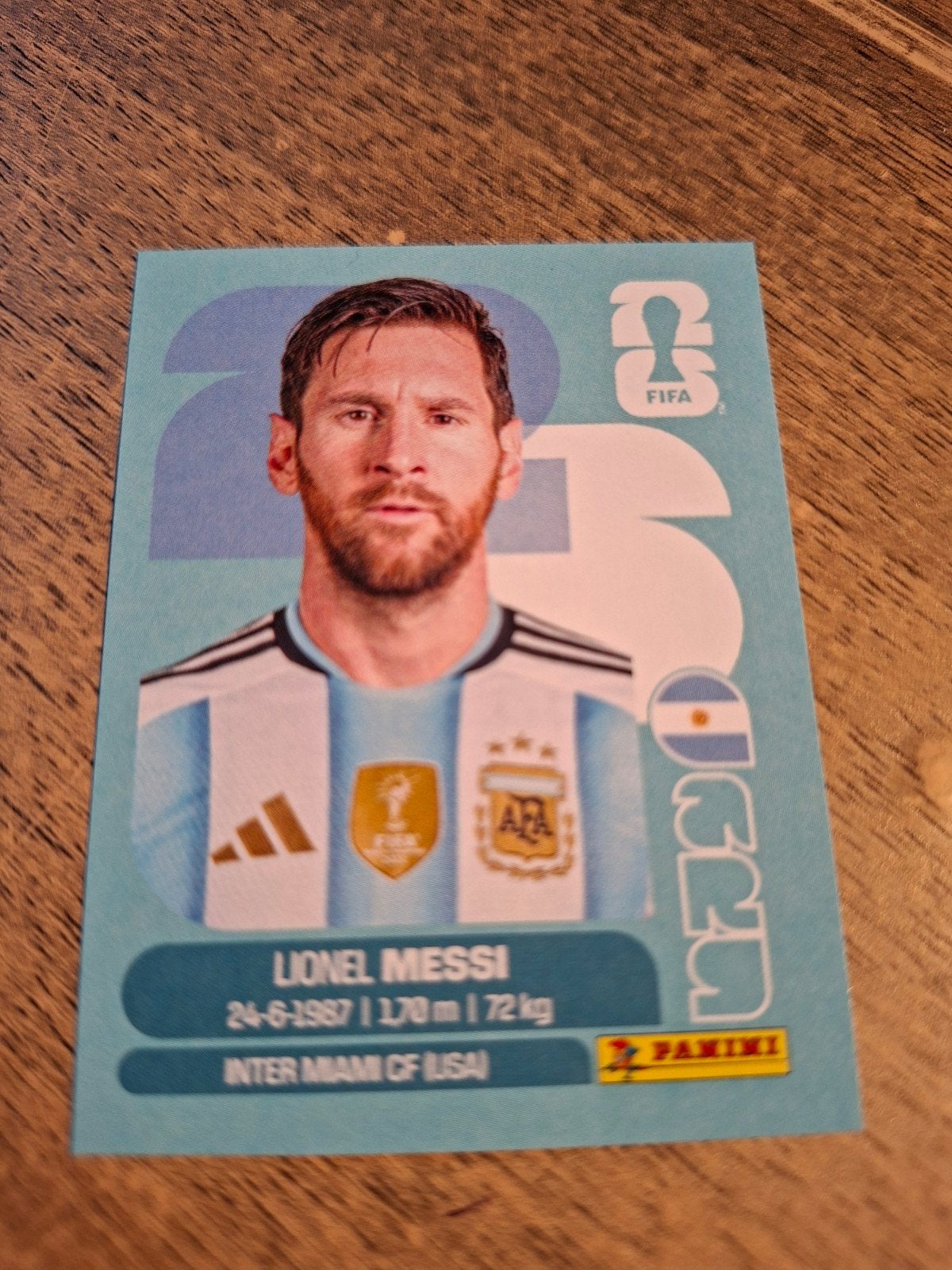Panini, WK 2026, Messi., Ophalen of Verzenden, Zo goed als nieuw, Buitenlandse clubs, Poster, Plaatje of Sticker