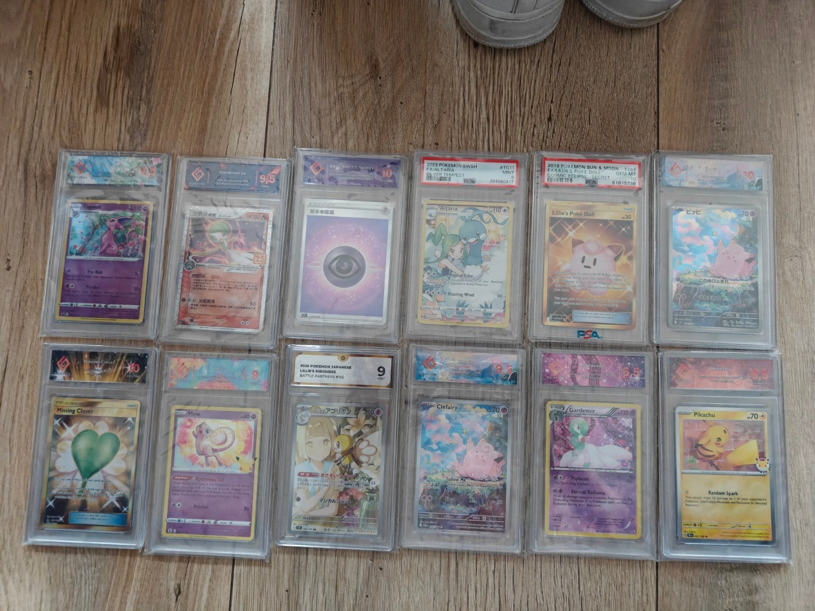 Graded kaarten Pokemon, Ophalen of Verzenden, Meerdere kaarten