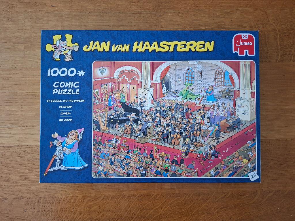 Jan van Haasteren - De Opera, Ophalen of Verzenden, 500 t/m 1500 stukjes, Gebruikt, Legpuzzel