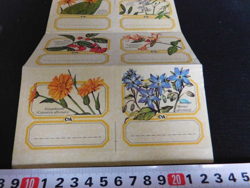 sticker set C&A  bloemen, Ophalen of Verzenden, Zo goed als nieuw
