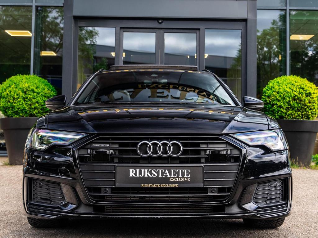 Audi A6 Avant 55 TFSIe Quattro Pro Line S Competition|PANO, Auto's, Audi, Automaat, Gebruikt, 4 cilinders, Zwart