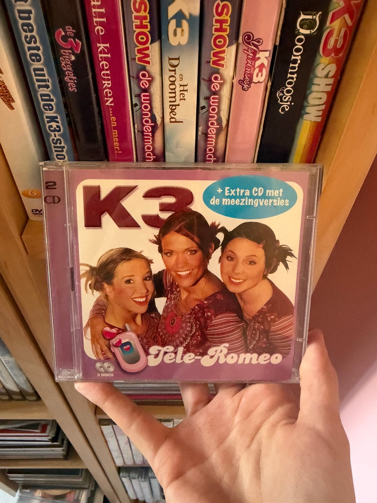 K3 cd tele romeo heruitgave, Alle leeftijden, Ophalen of Verzenden, Zo goed als nieuw, Stand-up of Theatershow