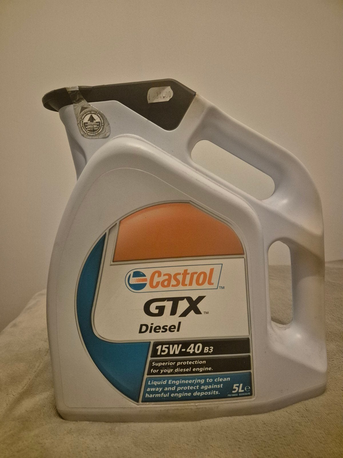 Castrol GTX Diesel 15W-40 B3 Motorolie - 5 Liter, Auto-onderdelen, Ophalen of Verzenden, Nieuw, Universele onderdelen