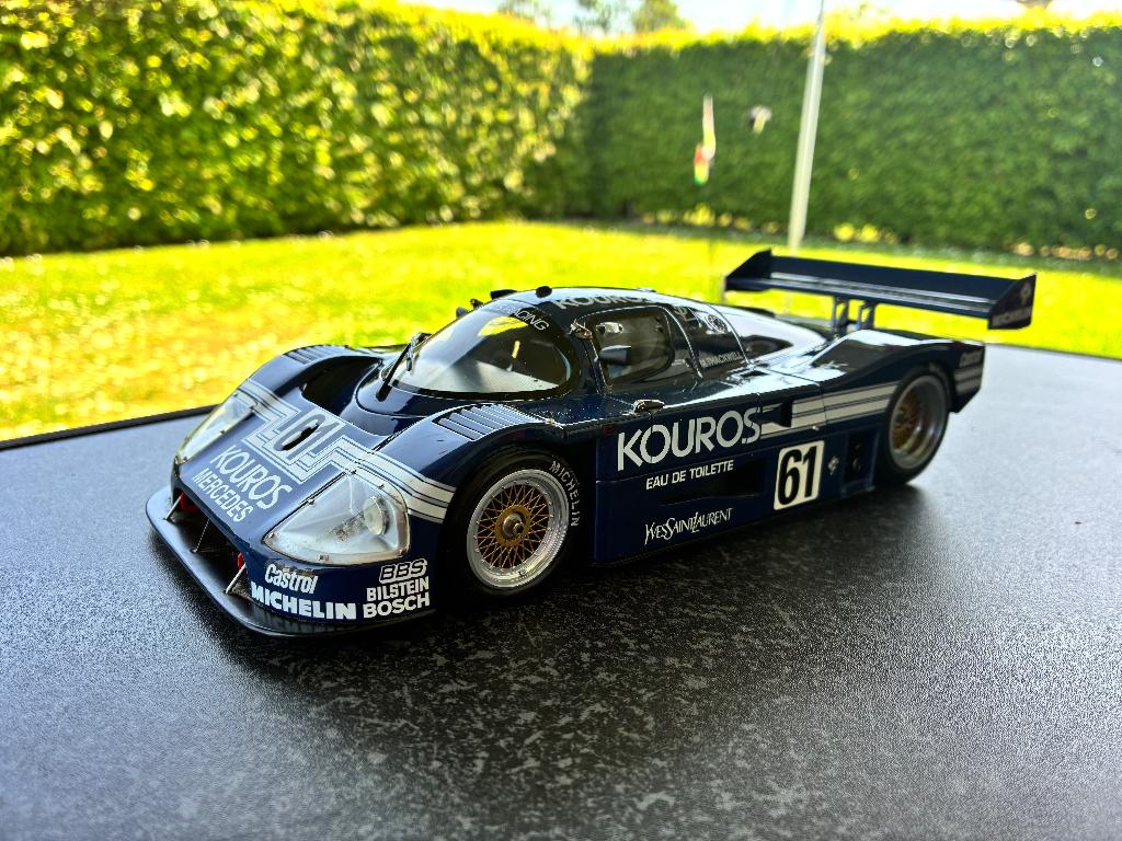 Sauber-Mercedes C9 #61 “Kouros” Spa 1000km 1987. 1:18 Exoto, Ophalen of Verzenden, Zo goed als nieuw, Auto