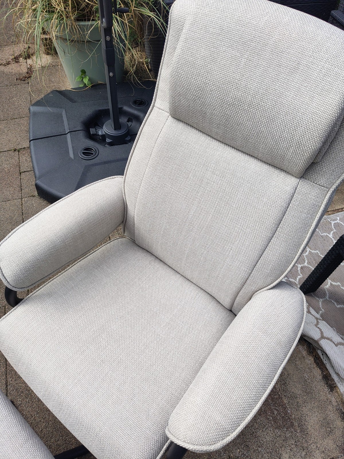 relaxfauteuil met voetenbankje, Ophalen, Zo goed als nieuw, Eén