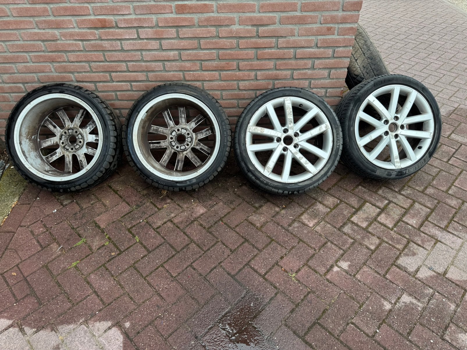 Golf 6 18 inch belgen 5x112, Auto-onderdelen, Banden en Velgen, Ophalen, 18 inch, Velg(en), Zomerbanden