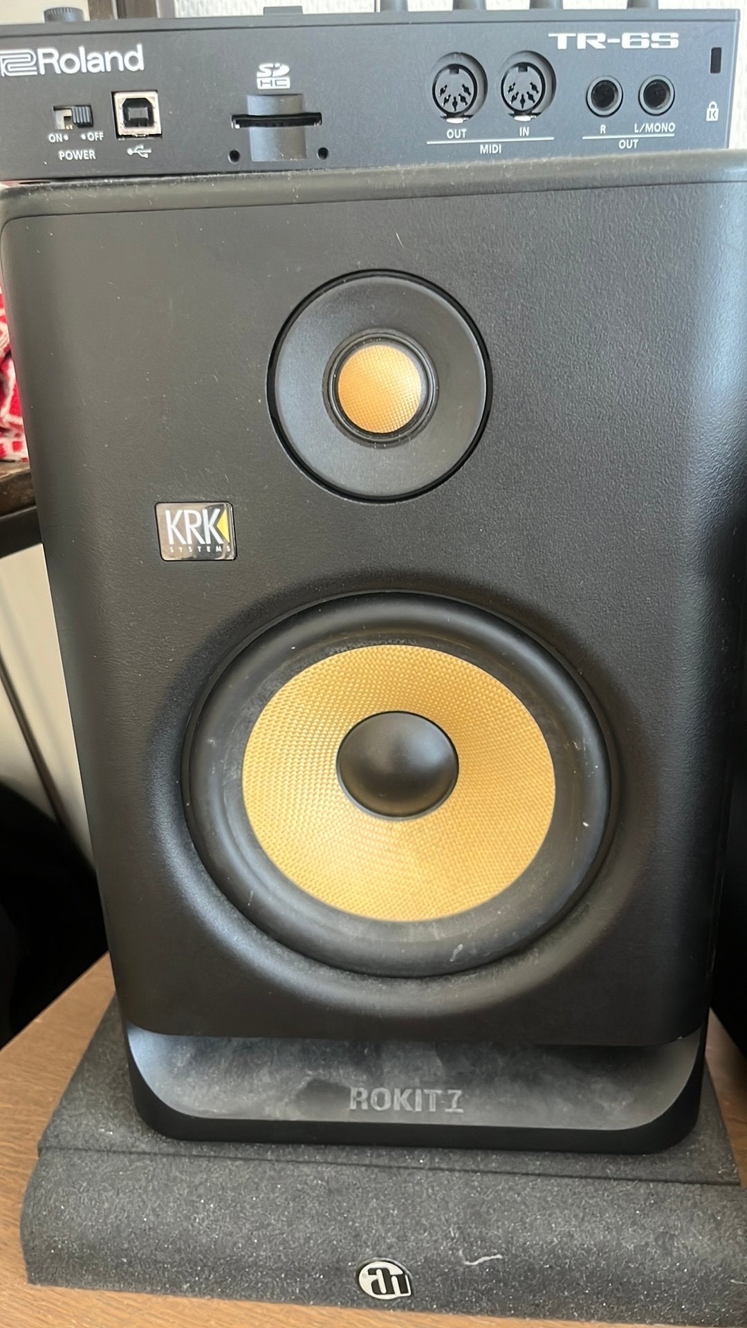 Enkele Krk rokit i7 g4 7 inch studio monitor, met kabel, Ophalen, Gebruikt, Overige merken