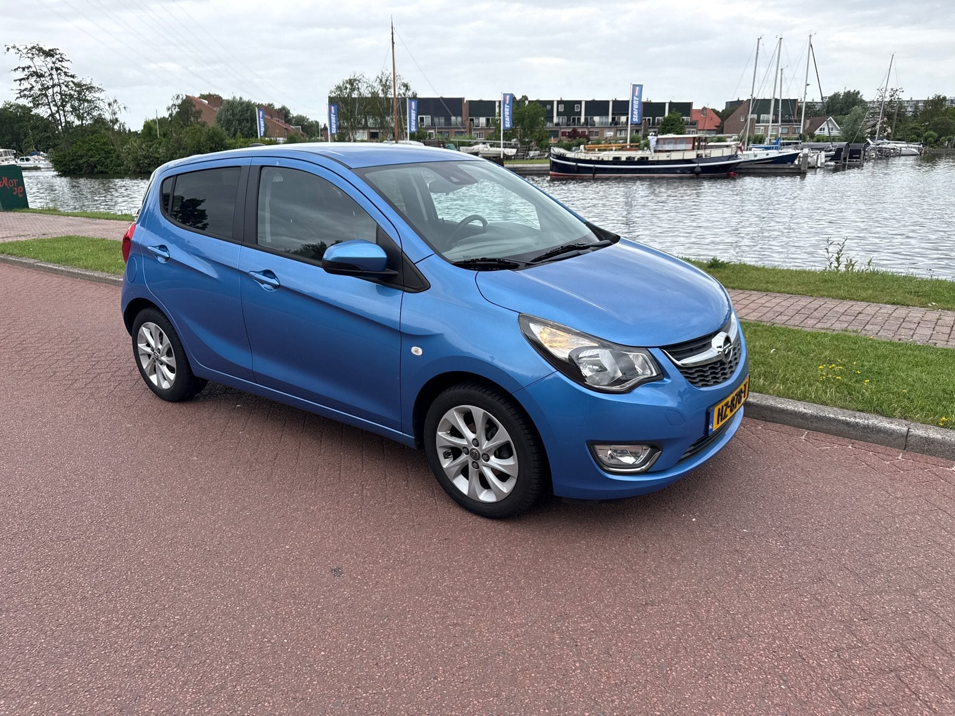 Opel KARL 1.0 ecoFLEX Cosmo, Auto's, Opel, Voorwielaandrijving, 839 kg, Euro 6, Blauw