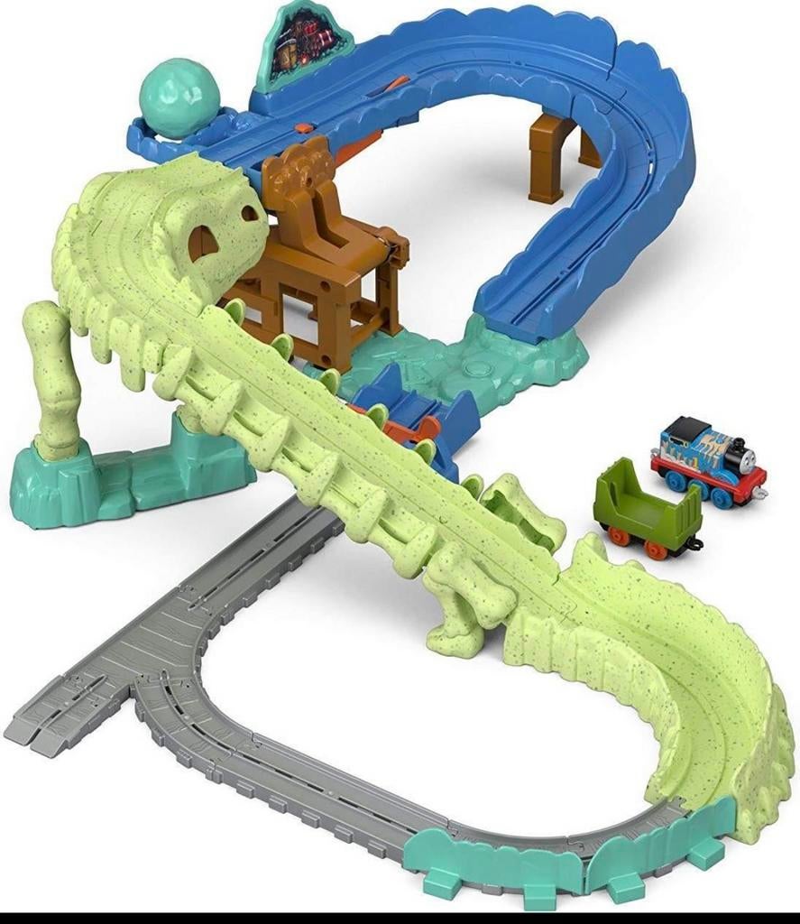Thomas de trein Dino blast treinset, Kinderen en Baby's, Speelgoed | Racebanen, Overige merken, Racebaan, Ophalen of Verzenden