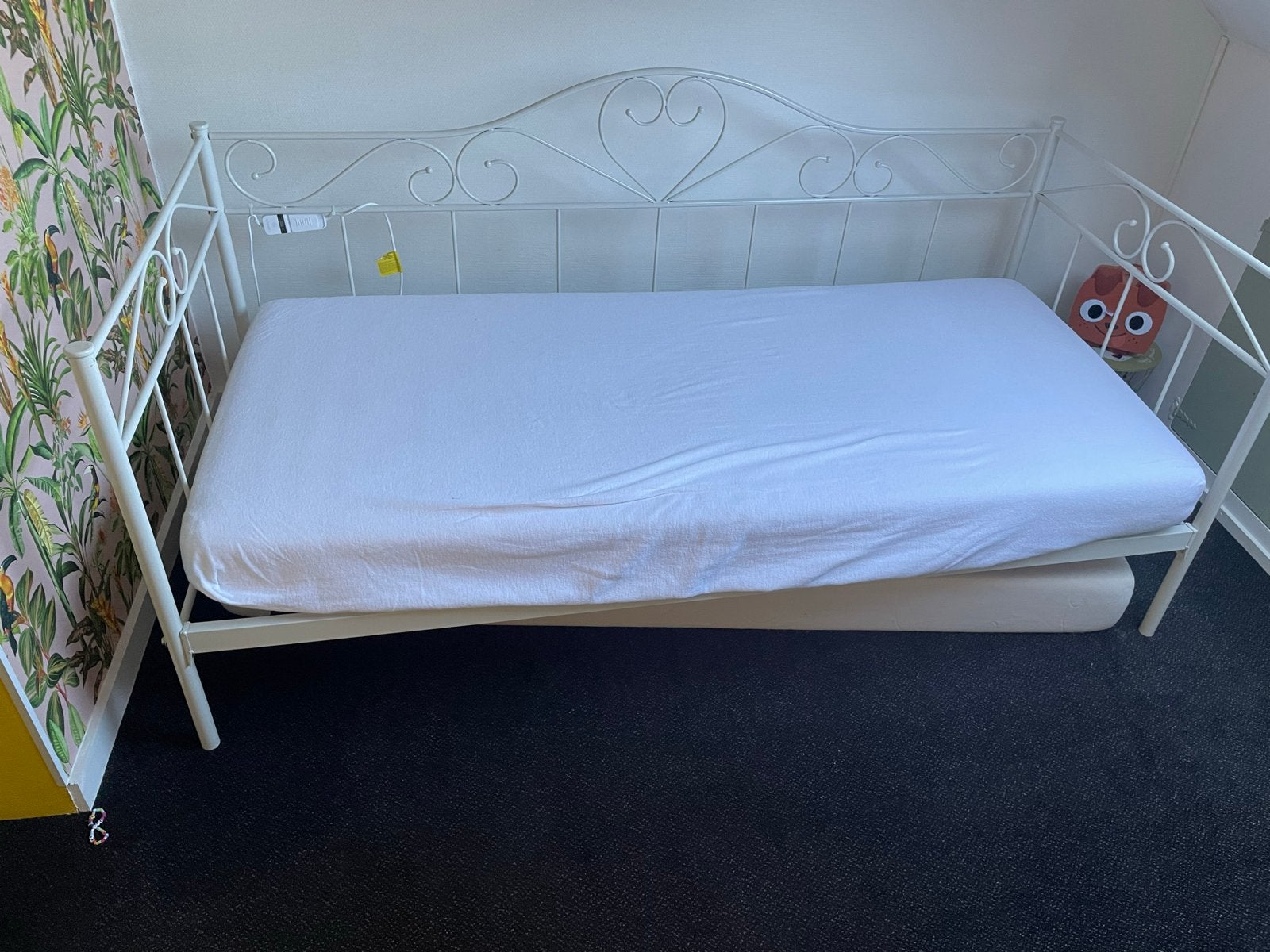 Eenpersoons bed, Ophalen, Gebruikt, 90 cm, Eenpersoons