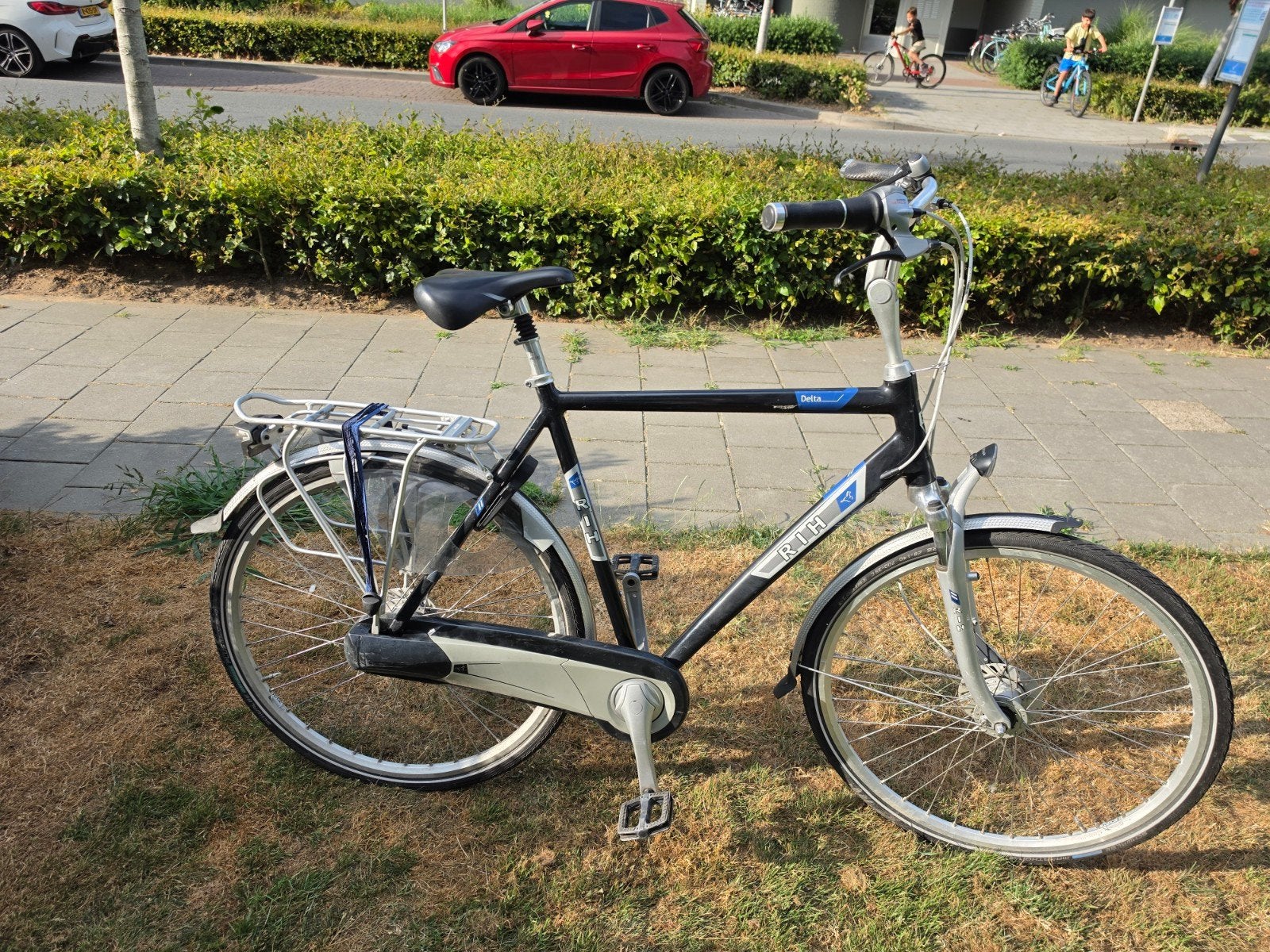 RIH Delta stadsfiets, Fietsen en Brommers, Fietsen | Heren | Herenfietsen, Overige merken, Gebruikt, Velgrem, Versnellingen