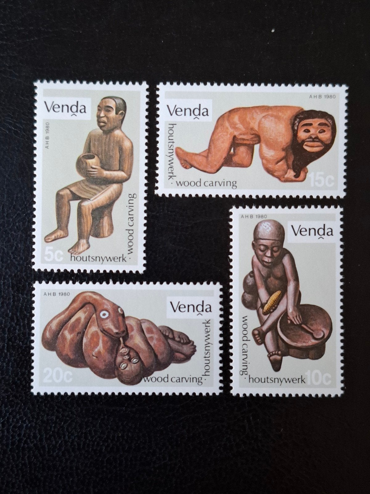 Venda 1980 Wood carving, Ophalen of Verzenden, Zuid-Afrika, Postfris
