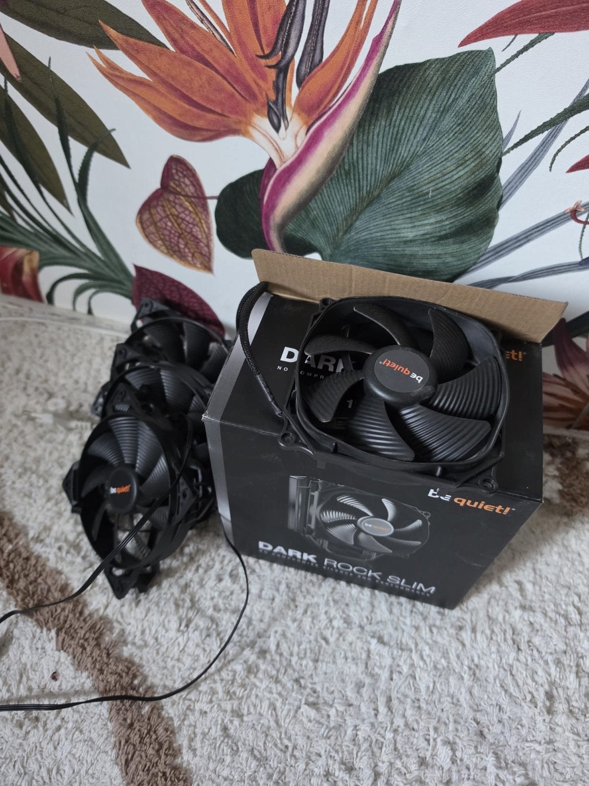 3x be quiet! Dark Rock Slim ventilatoren, Ophalen of Verzenden, Gebruikt, Luchtkoeling