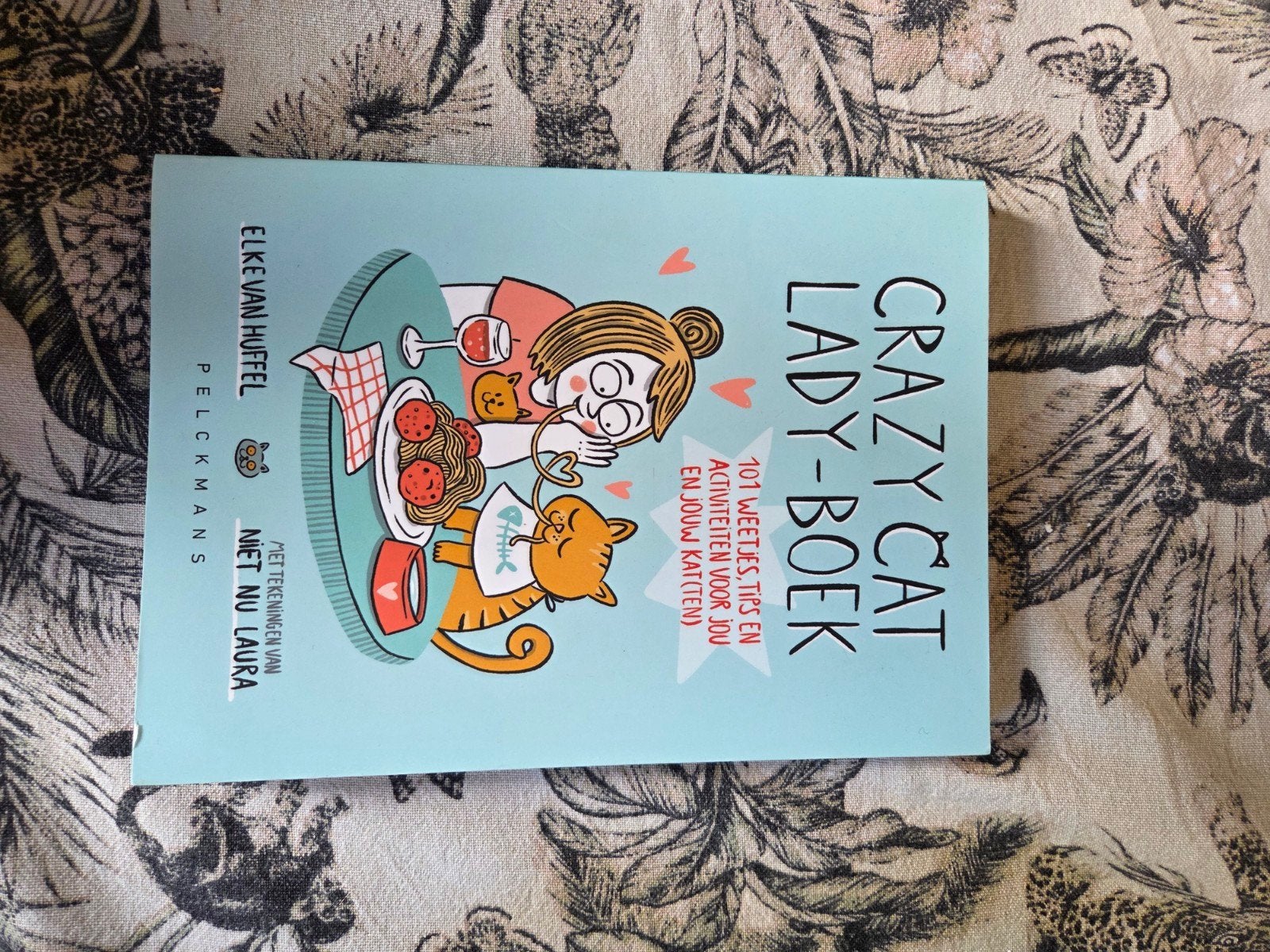 Crazy Cat Lady-Boek:101 tips en activiteiten voor jou en je, Ophalen of Verzenden, Zo goed als nieuw, Overige onderwerpen, Elke Van Huffel
