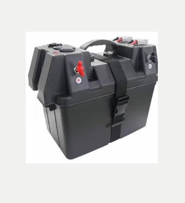 Professionele Accubox / Stroomvoorziening voor boot (12-24v)