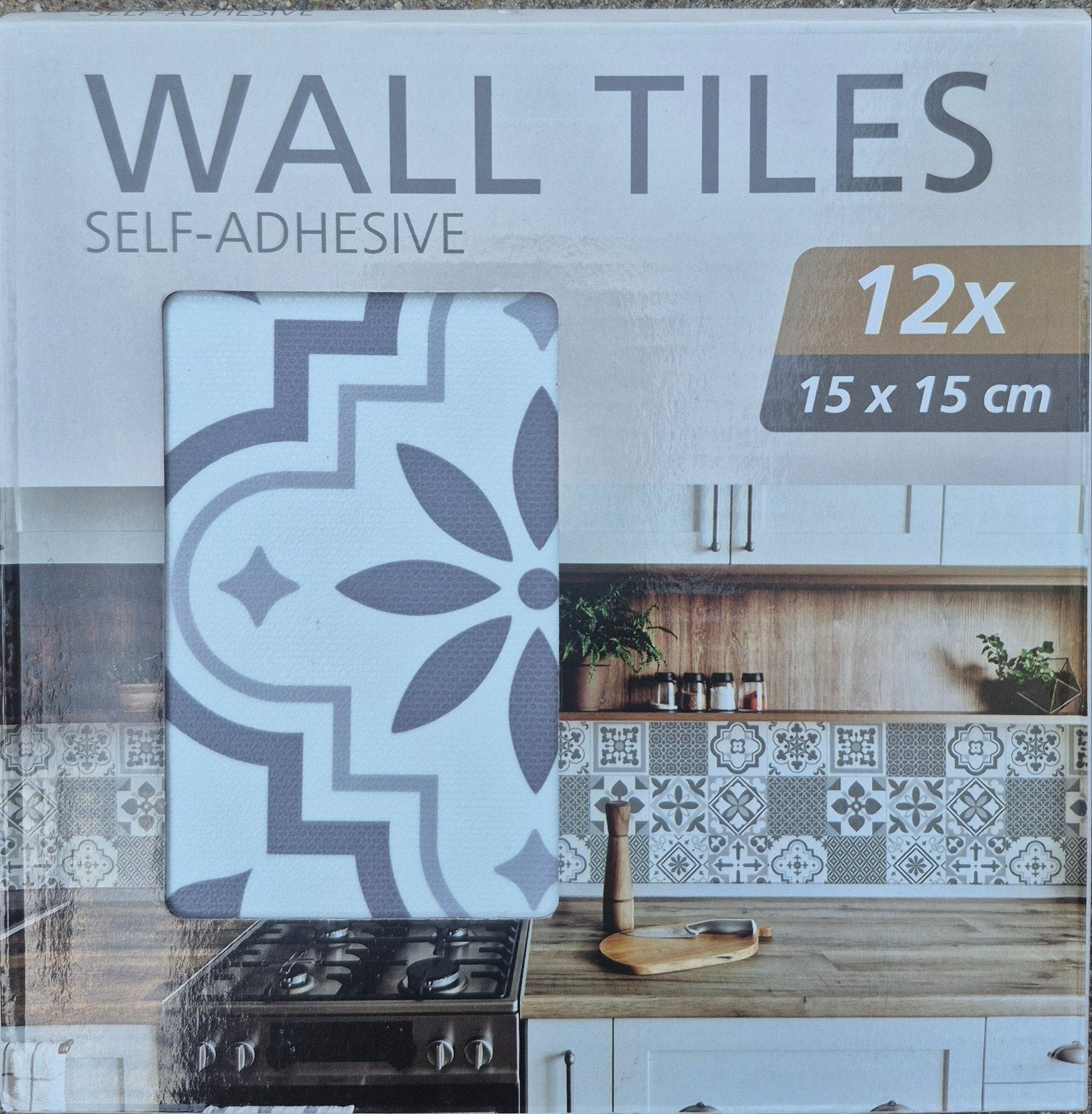 Zelfklevende wandtegels - 108  stuks (15x15 cm), Doe-het-zelf en Verbouw, Overige materialen, Wandtegels, Nieuw, Minder dan 20 cm
