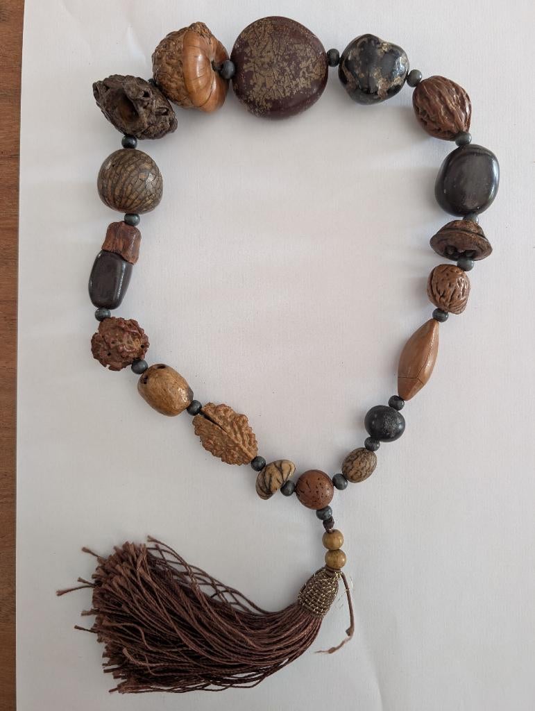 Authentieke Tibetaanse Phreng-ba Mala gebedsketting, Verzamelen, Religie, Ophalen, Gebruikt, Sieraad, Boeddhisme