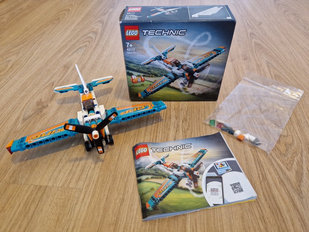Technic Lego 42117: Race Plane, Lego, Ophalen of Verzenden, Zo goed als nieuw, Inclusief instructies