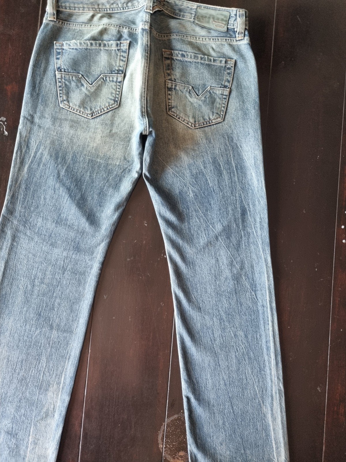ZGAN CLASSIC DIESEL LARKEE REGULAR STRAIGHT JEANS SIZE 32/32, Kleding | Heren, Spijkerbroeken en Jeans, Diesel, Blauw, W32 (confectie 46) of kleiner