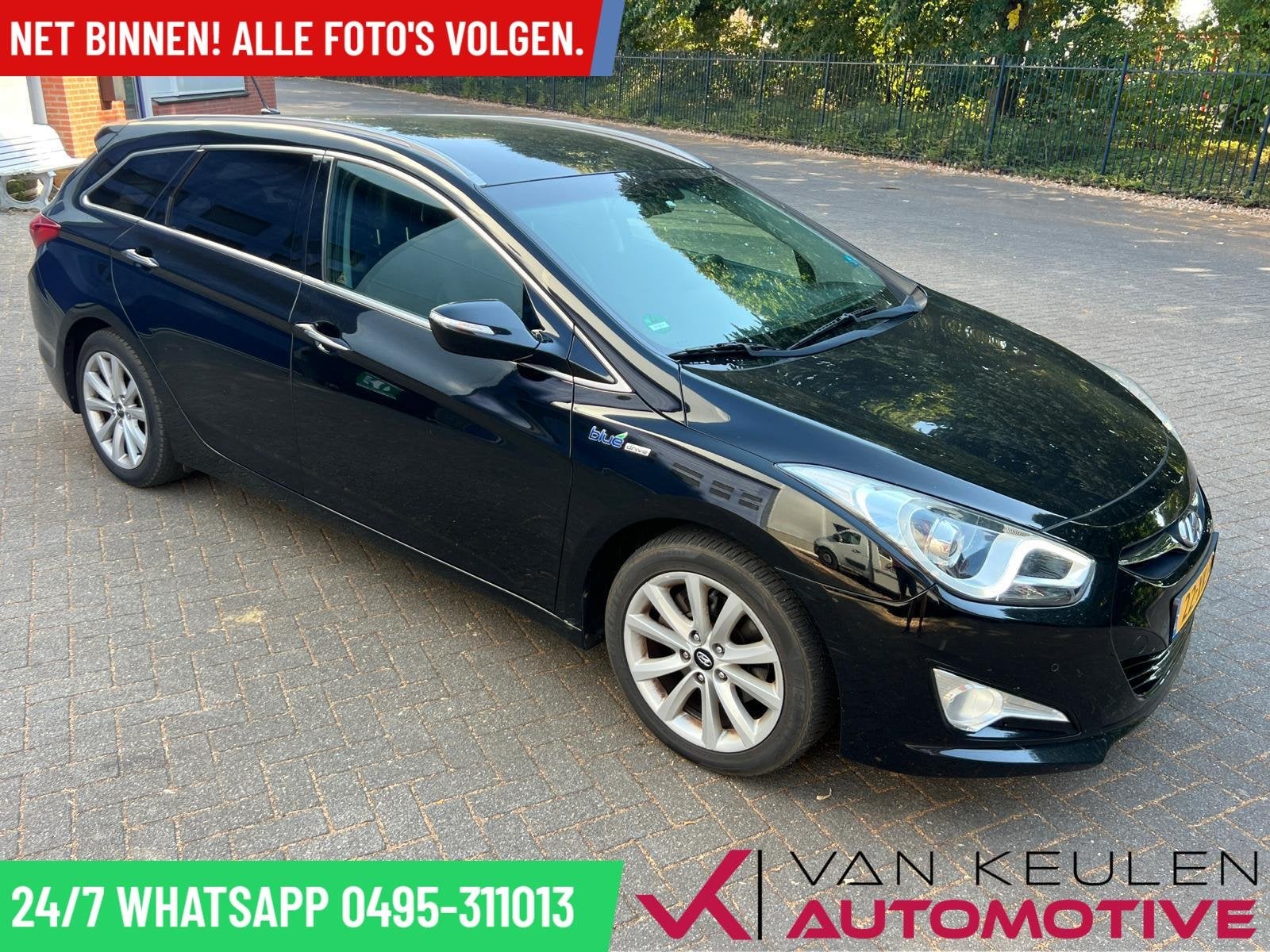 Hyundai i40 1.6 l Zeer luxe l Keyless l Leer l Trekhaak, Auto's, Hyundai, Voorwielaandrijving, Euro 5, 135 pk, Gebruikt