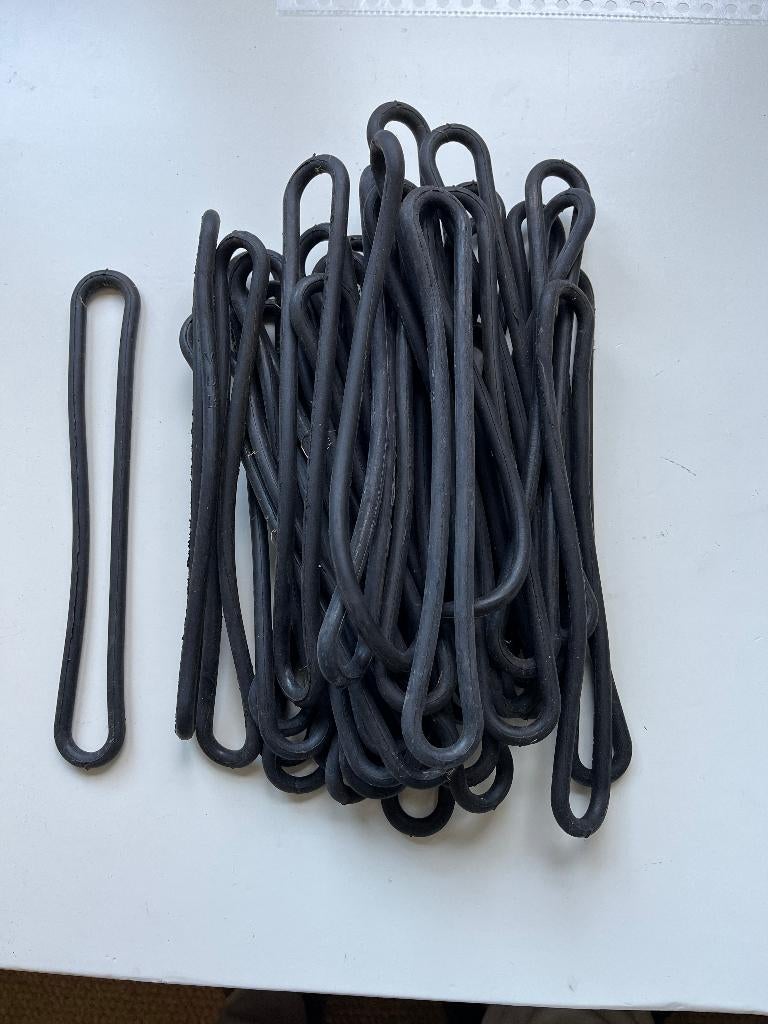 Rubberen spanners / bungee cords incl haken, Ophalen of Verzenden, Zo goed als nieuw