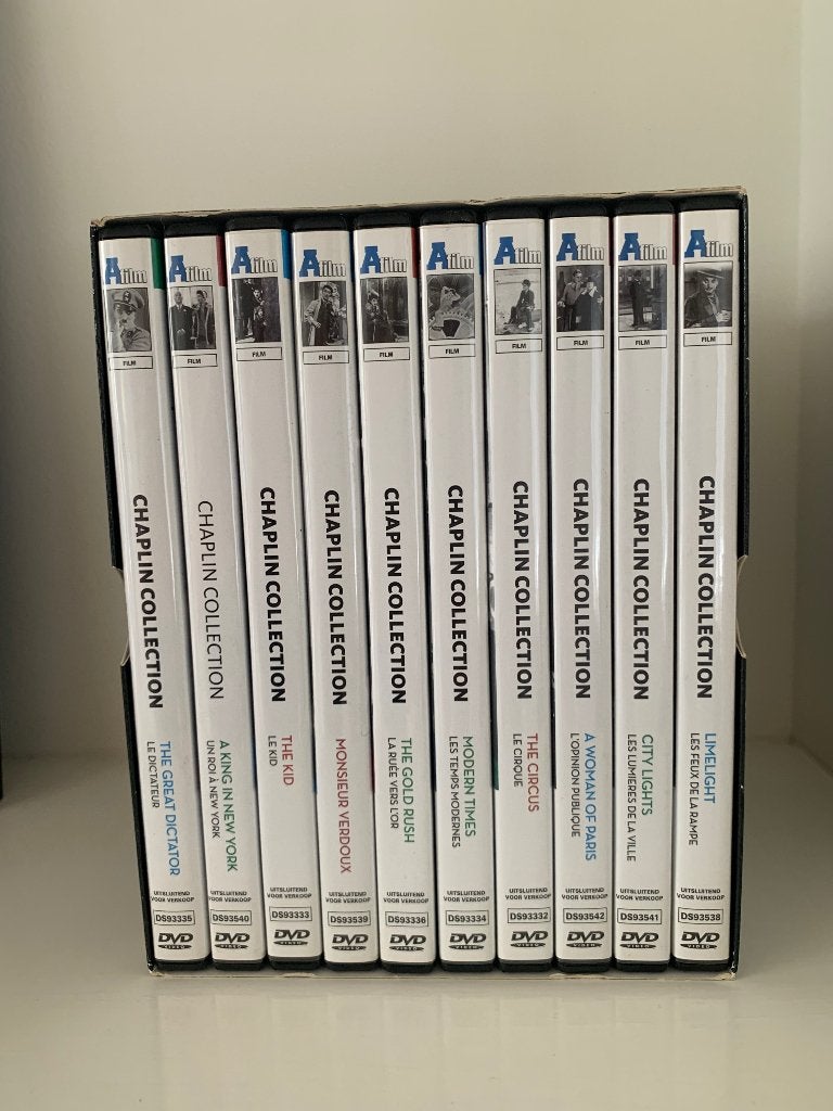 DVD’s collection Charlie Chaplin, Engels, Alle leeftijden, Ophalen of Verzenden, Zo goed als nieuw
