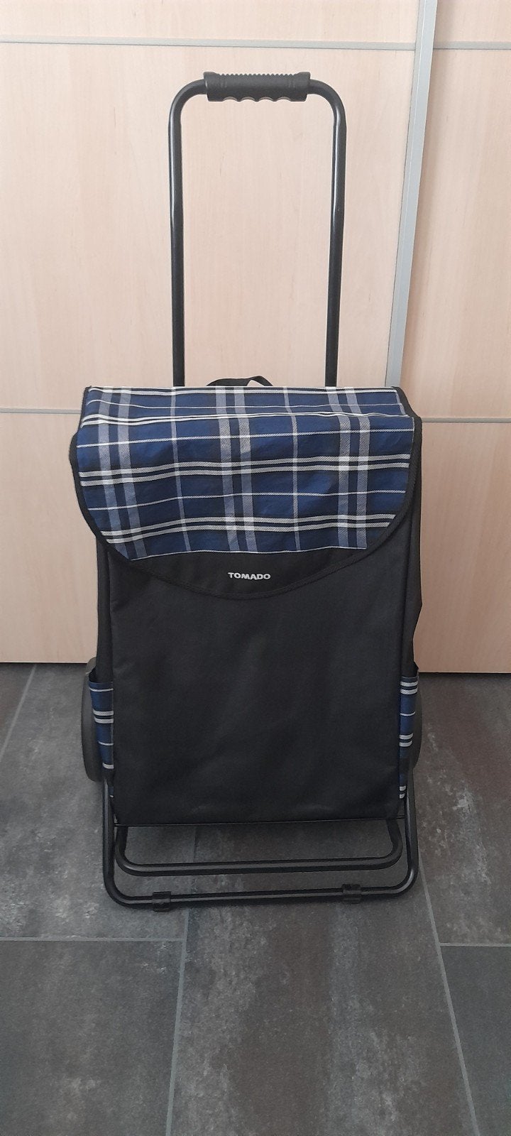 Boodschappenwagen, Ophalen, Blauw, Zo goed als nieuw, 60 tot 80 cm