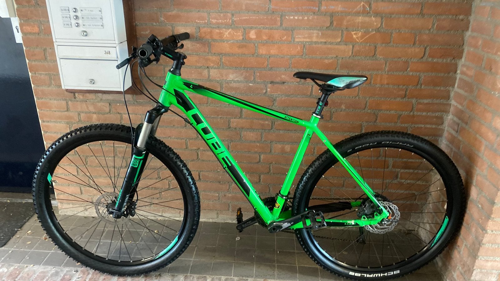 Cube Attention 29 SL Flashgreen L/XL Wheels 29”, Hardtail, Zo goed als nieuw, Schijfrem, Ophalen