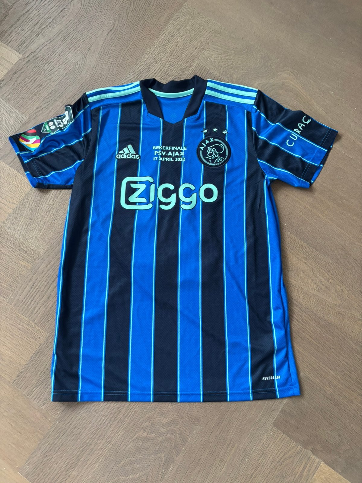 Ajax Matchworn Bekerfinale Tadic Gesigneerd, Maat XL, Verzenden, Zo goed als nieuw, Shirt