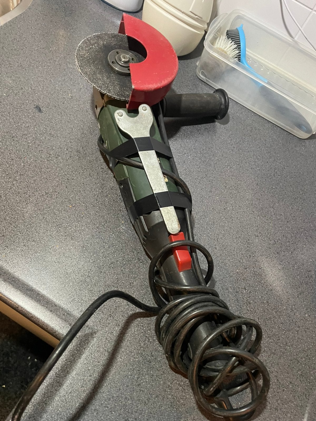Parkside slijptol, Ophalen, Zo goed als nieuw, Haakse handslijpmachine