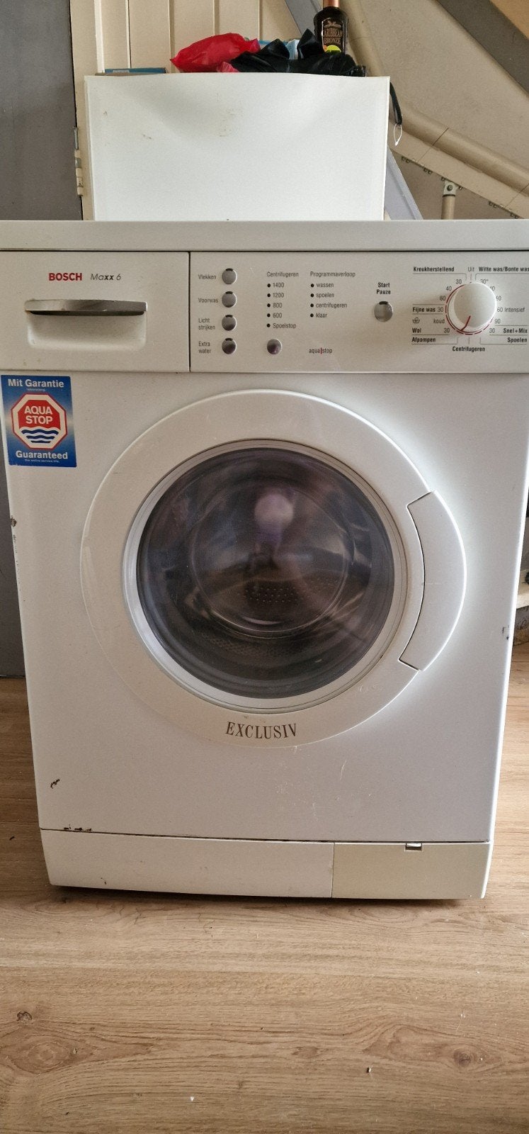 Bosch Maxx 6 Exclusiv Wasmachine - Goede Staat, Ophalen, Gebruikt, Wolwasprogramma, Voorlader
