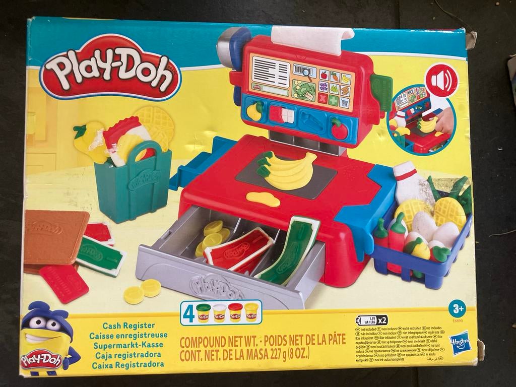 Play-Doh Kassa Supermarkt Speelset met Klei, Ophalen of Verzenden, Gebruikt, Jongen of Meisje