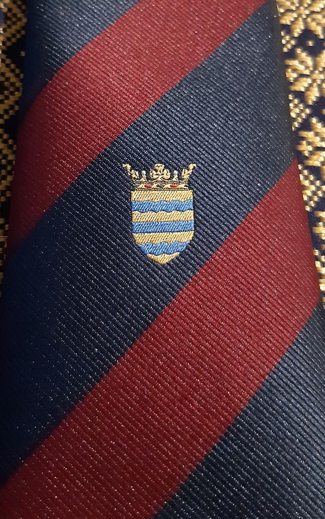 Graafstroom Gemeente Provincie Zuid-Holland stropdas rood, Kleding | Heren, Stropdassen, Ophalen of Verzenden, Nieuw, Rood