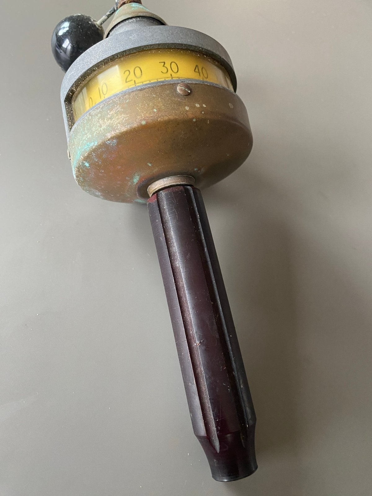 Vintage DEUTA Anemo WP3 Windmeter met Bakelieten Handvat, Ophalen of Verzenden