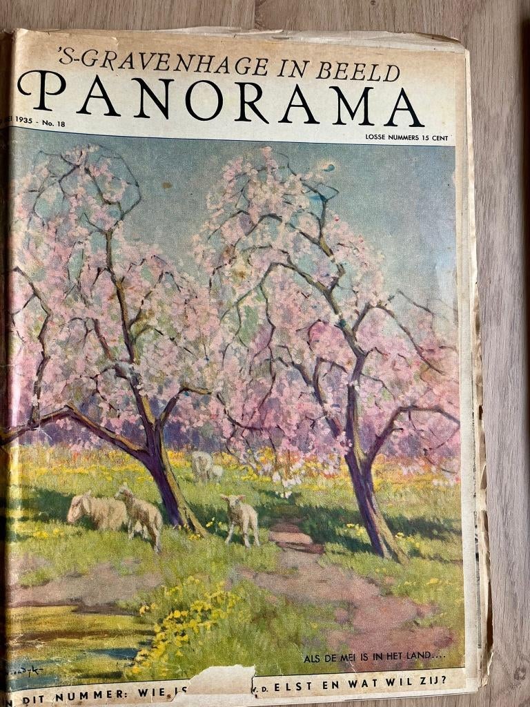 3 Panorama tijdschriften 1935, Boeken, Ophalen of Verzenden, Gelezen, Overige typen