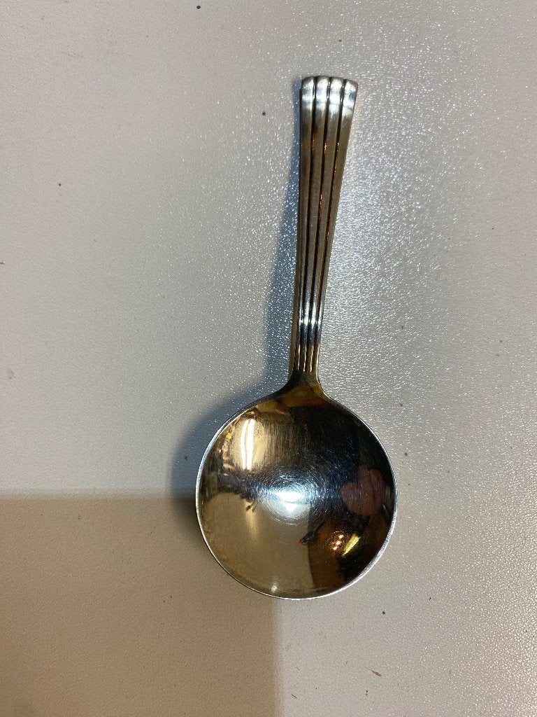Zuiker Lepel met Sierlijke Markeringen van D.E, Ophalen of Verzenden