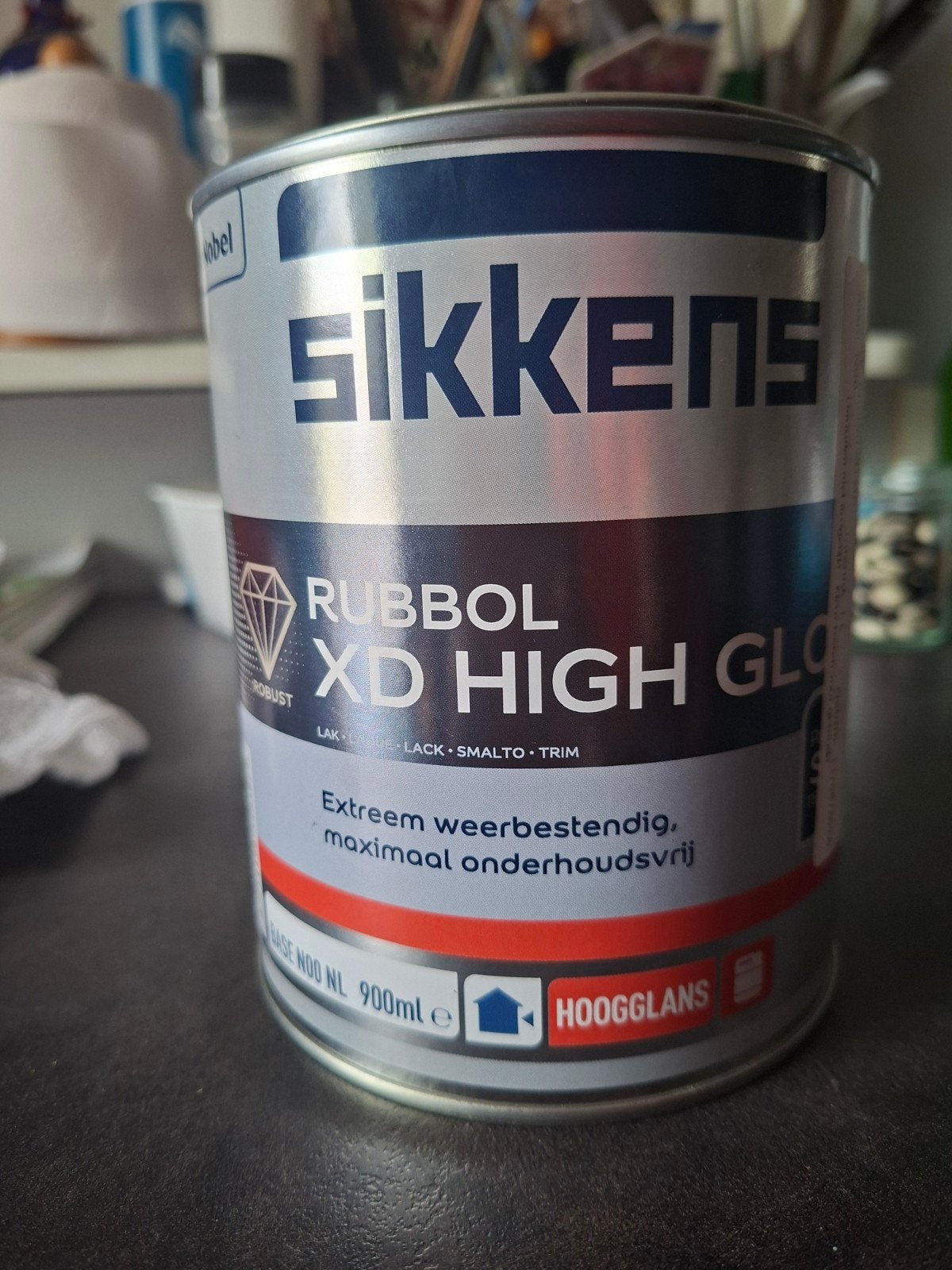 sikkens rubbol xd high gloss ral 3003, Doe-het-zelf en Verbouw, Verf, Beits en Lak, Ophalen of Verzenden, Nieuw, Wit, Lak