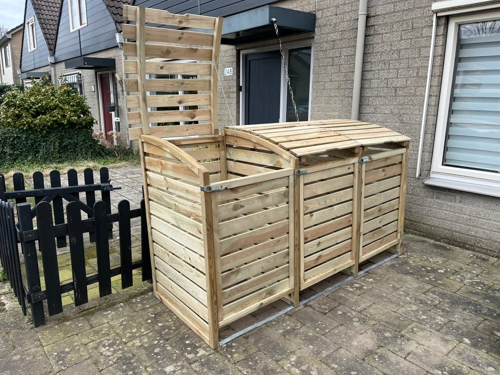 prachtige container ombouw - nieuw, Ophalen of Verzenden, Nieuw, Hout, Containerberging
