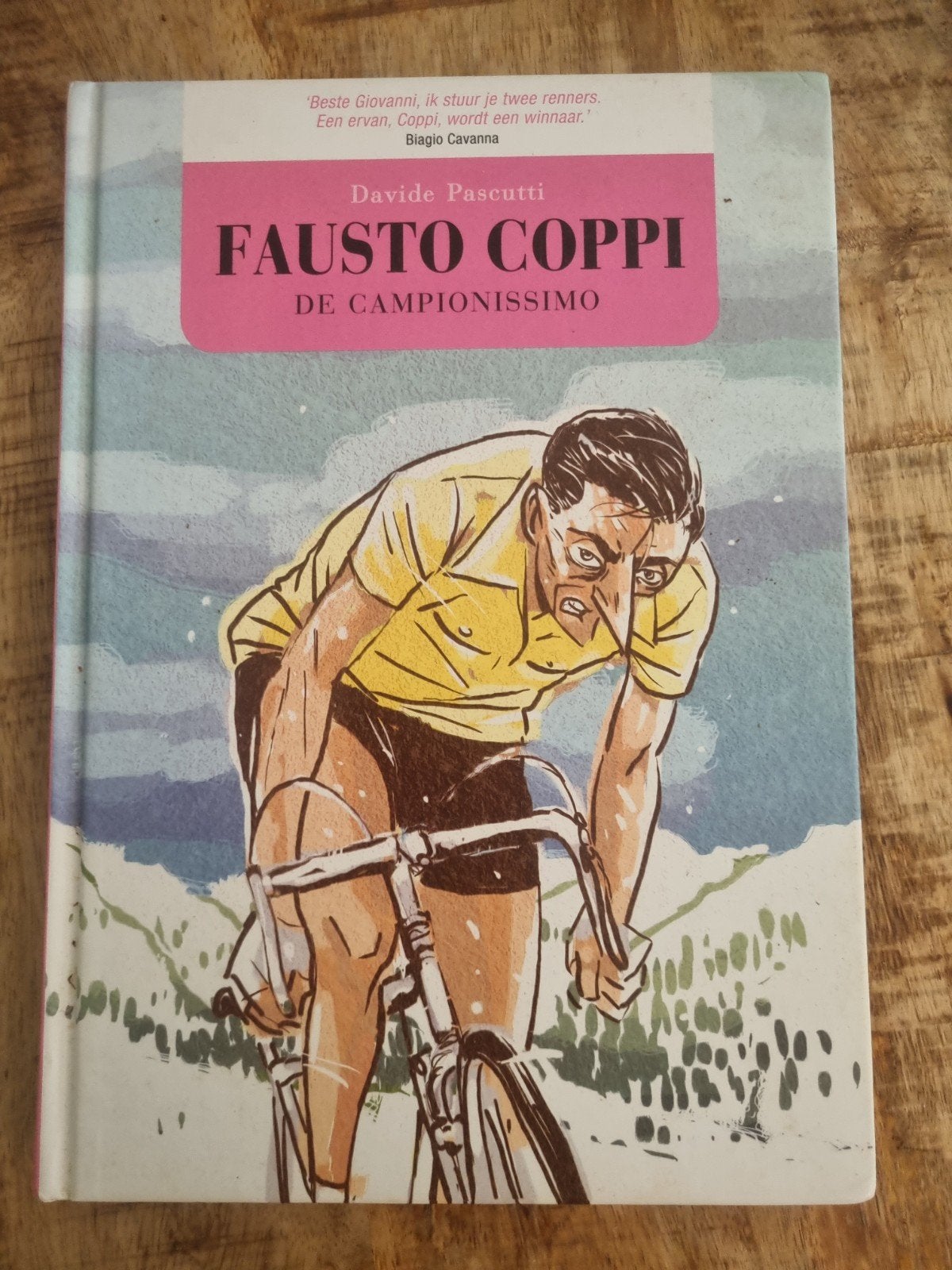 David Pascutti - Fausto Coppi, David Pascutti, Eén stripboek, Ophalen of Verzenden, Zo goed als nieuw
