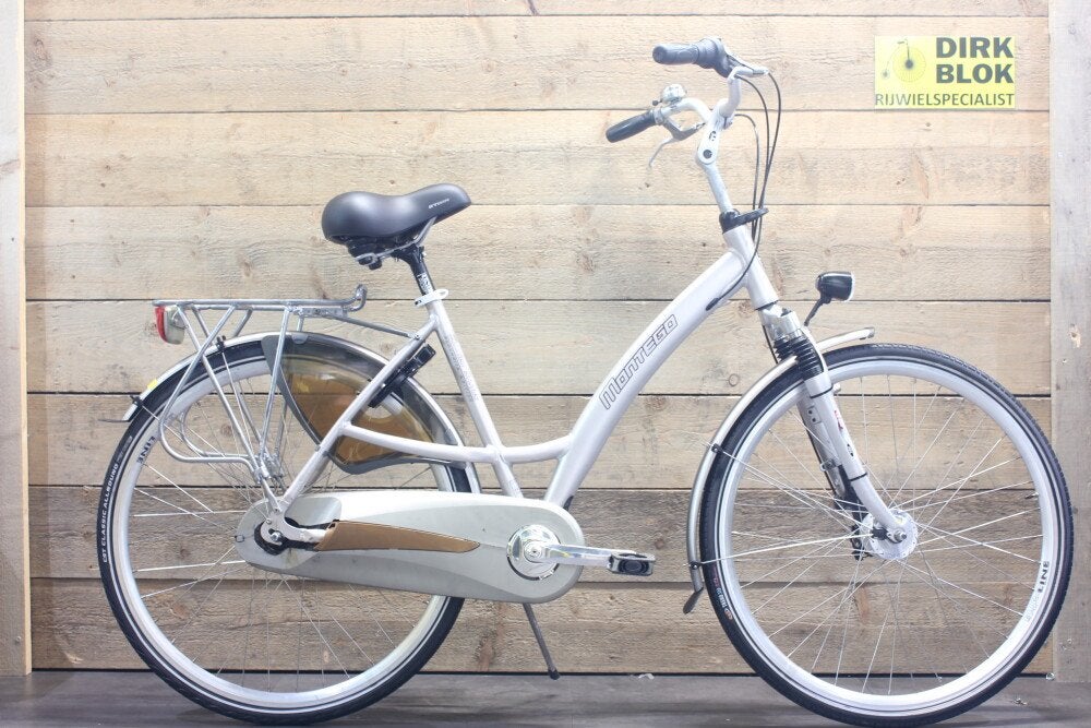 Montego Status damesfiets 8v D50 zilver + 3 mnd garantie, Niet ingevuld, Gebruikt, Niet ingevuld, Niet ingevuld