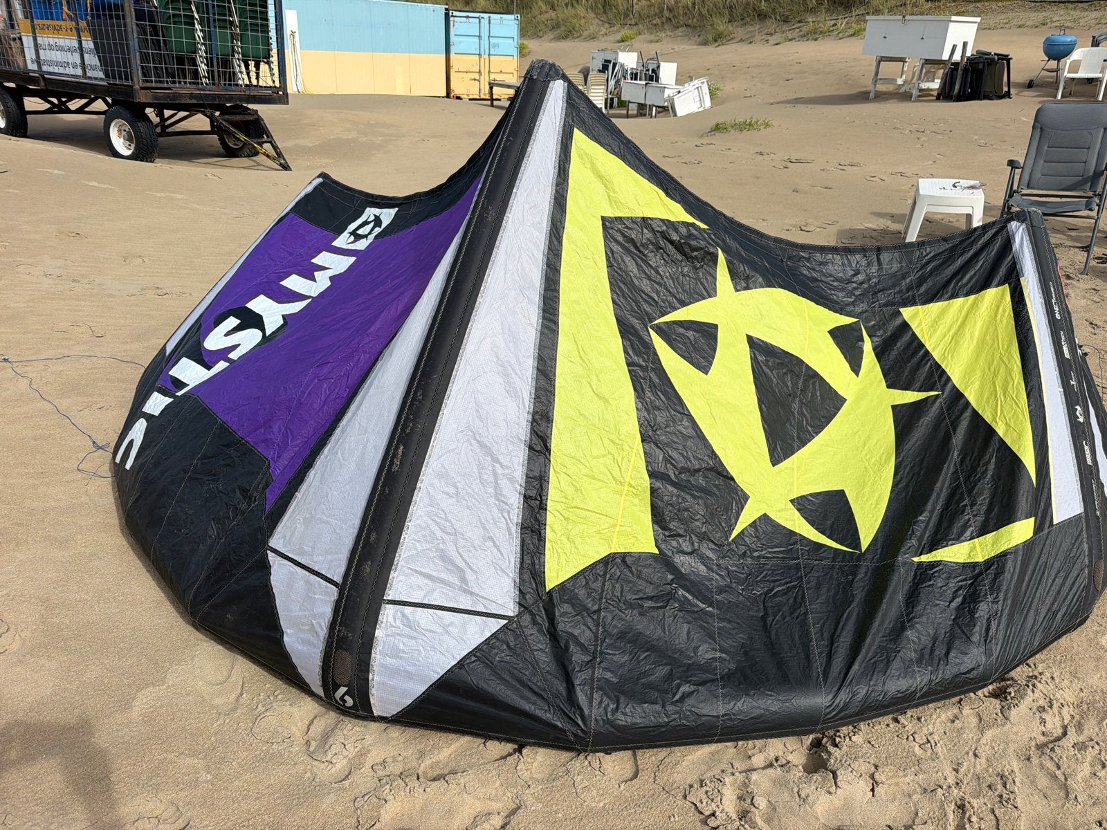 Slingshot Rally kiteset 6m & 9m met 2 x bar, Watersport en Boten, Gebruikt, Kitesurf-set, Twintip, Ophalen of Verzenden