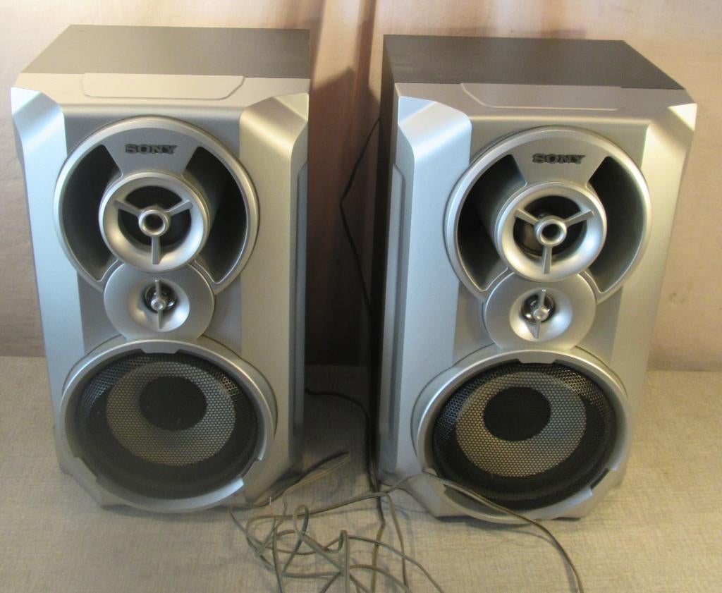 2 Prima Luidsprekers - Sony SS-RG55, Ophalen of Verzenden, Zo goed als nieuw, 60 tot 120 watt, Sony