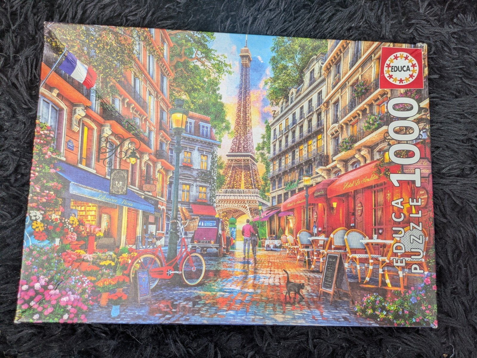 Educa Legpuzzel Parijs Eiffeltoren 1000 stukjes, Ophalen of Verzenden, 500 t/m 1500 stukjes, Zo goed als nieuw, Legpuzzel