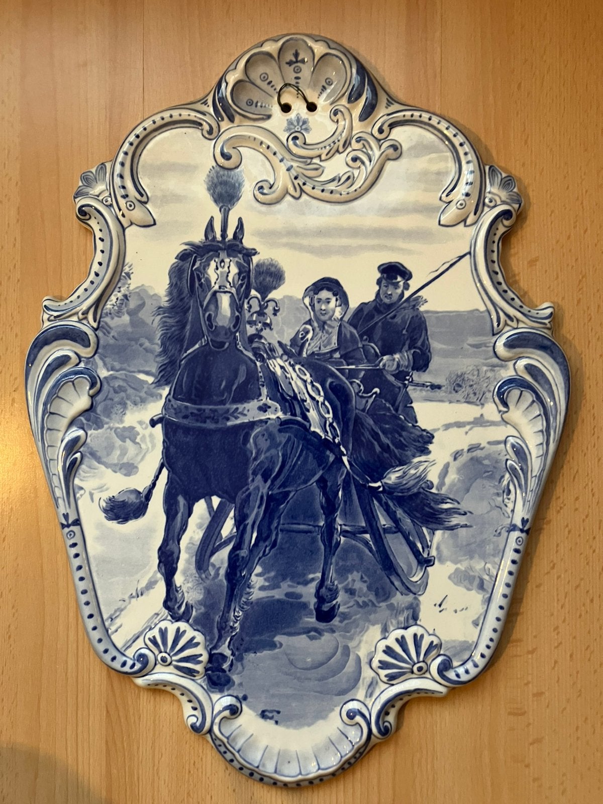 Oud wandbord, Antiek en Kunst, Ophalen