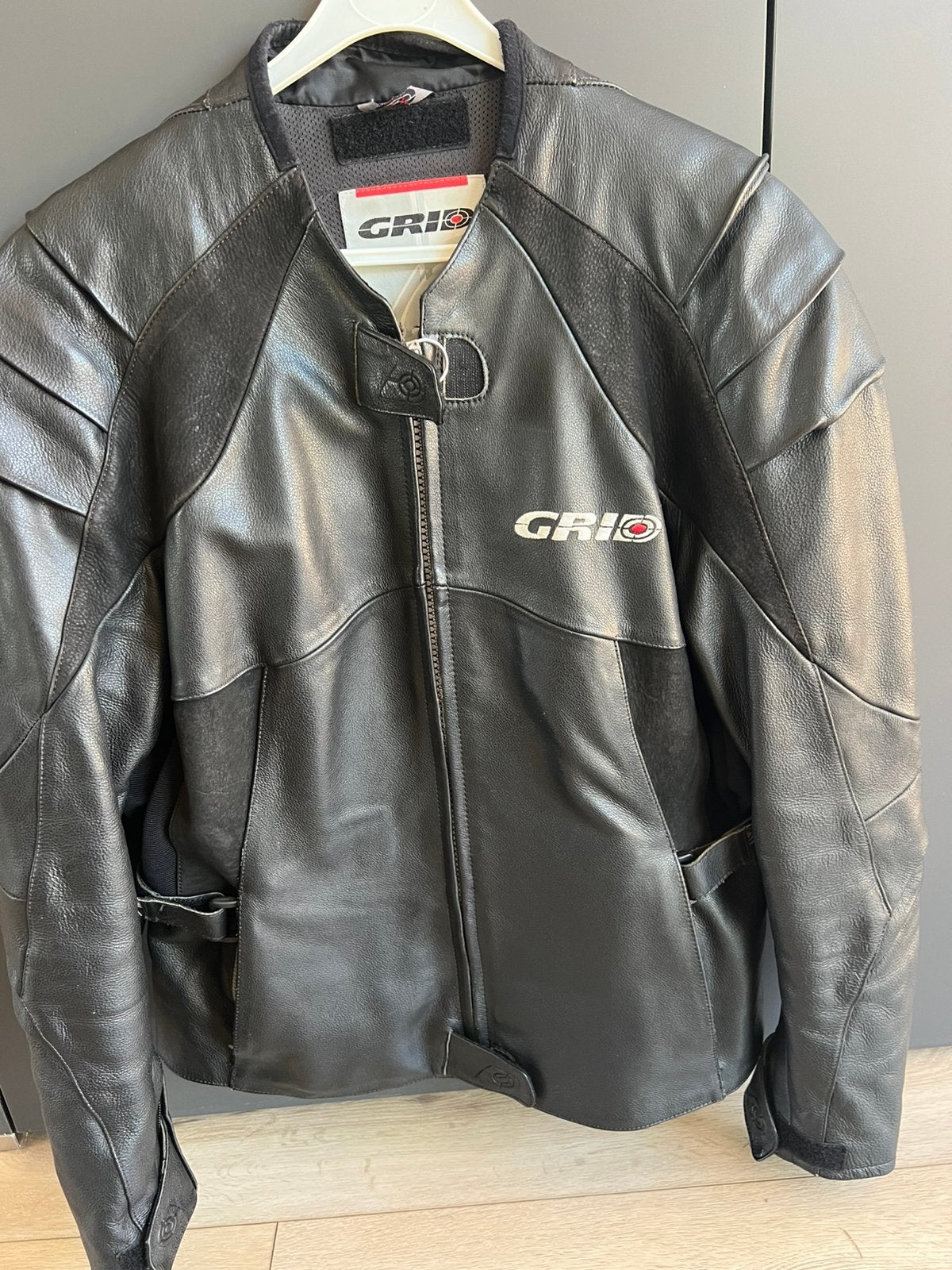 GRID leren motorjas met binnenjas maat M, Motoren, Ophalen of Verzenden, Tweedehands, Dames, Jas | leer