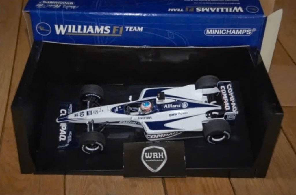 1:18 WILLIAMS FW22 F1 JENSON BUTTON Minichamps in doos WRH, Verzenden, Zo goed als nieuw, Auto, MiniChamps